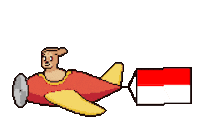 Flag Indonesia Sticker by Abstract HotDogs