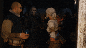witcher 3 hug GIF