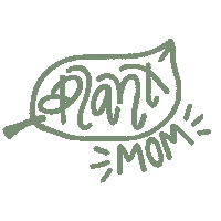 AnnasArttCo mom plants go green plant mom Sticker