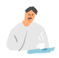 fripon tea time fripon 프리폰 아저씨 Sticker
