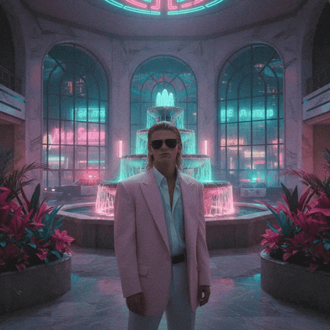 Miami Vice Neon GIF by Jukebox Saints