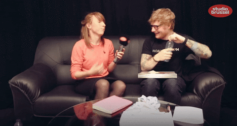 ed sheeran interview GIF by Studio Brussel