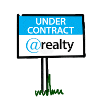 Under Contract Realestate Sticker by @realty