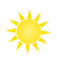 Sun Morning Sticker