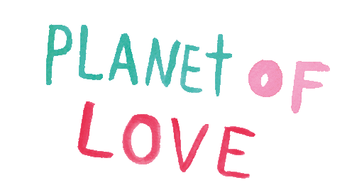 Planet Of Love Sticker by Lennebelle Jewelry