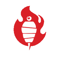 Tahinis_Restaurants food fire flame ali Sticker