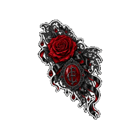 condesaescarlata vampire gothic scarlet vampiro Sticker