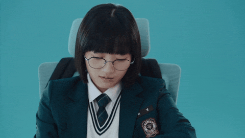 Glasses Korean GIF