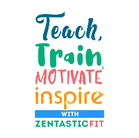 ZentasticFit smile train zen inspire Sticker