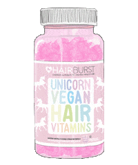 Hairburst unicorn vitamins hair vitamins hairburst Sticker