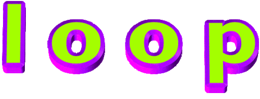 loop text Sticker