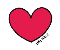 Heart Love Sticker by Universität zu Köln