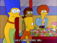 Season 3 Hello GIF by The Simpsons