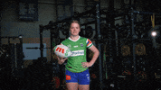 Rugby League Green Machine GIF by Canberra Raiders