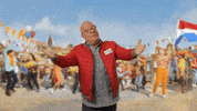 Orange Dancing GIF by Postcode Loterij