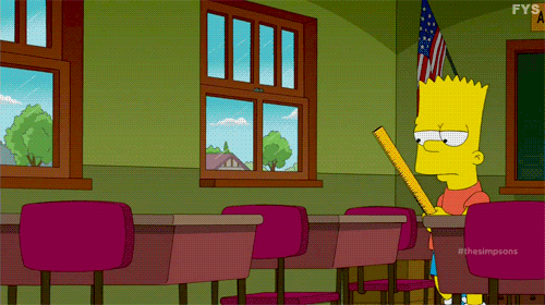 the simpsons signs GIF