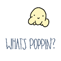 Whats Up Popcorn Sticker