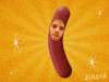 hot dog dancing GIF