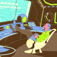 Step Back Black Cat GIF by VeeFriends