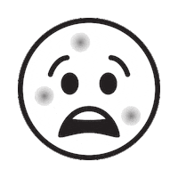 Peace Out Wink Sticker by peaceoutskincare