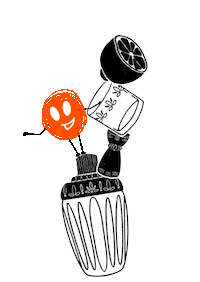 hurrahch design branding interior hurrah Sticker