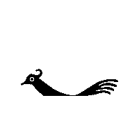 Pajarito Gcc Sticker by Ediciones GCC