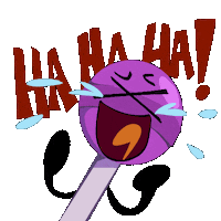 Wrongvodka laughing bfb wrongvodka lollipop bfb Sticker