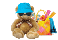 Teddy Bears Summer Sticker