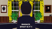 guarding barack obama GIF by South Park 