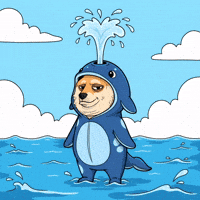 Shiba Inu Illustration GIF by Doge Pound