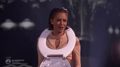 Mel B Toilet GIF by America's Got Talent
