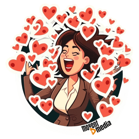 Heart Love Sticker by moventmedia GmbH