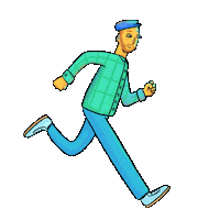 Identity Crisis Running Sticker by [PIAS]