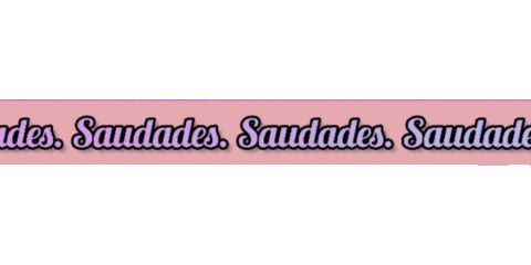 Saudade Sticker