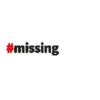 Missingtype Sticker by blutspendebayern
