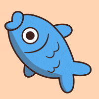 Blue Fish GIF by BEARISH