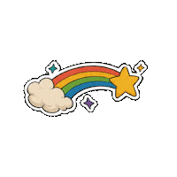 Rainbow Sticker by Thomas Maker