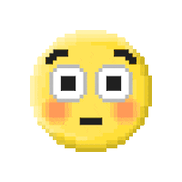Embarrassed Emoji Sticker by R74n