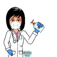 Doctors Sanitizer Sticker by Bobble