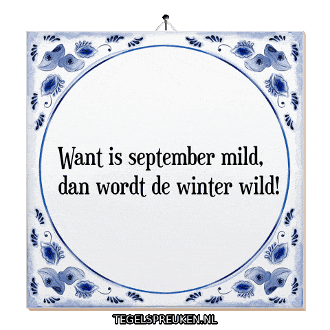 Winter Humor Sticker by Tegelspreuken.nl