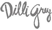 dilligrey logo dilli grey icon ethical beautiful handmade dilli grey logo Sticker