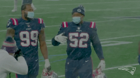Happy Akeem Spence GIF by New England Patriots