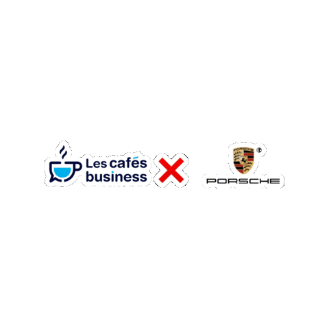 Porsche Sticker by Les Cafés Business