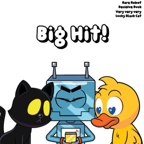 Wo Black Cat Sticker by VeeFriends