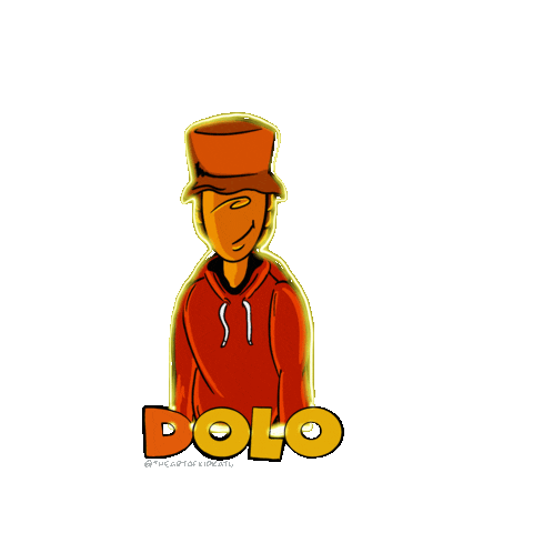 theartofkidkatu giphyupload glow dolo kanvaskids Sticker