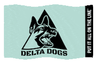 Flag Delta Sticker by Southeast Lineman Training Center