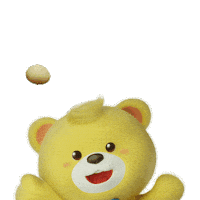 Bear Snacking Sticker by Promina Indofood