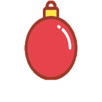 bolaeboneca christmas natal christmas ball bola de natal Sticker