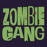 foxfamnft typography zombie blood GIF