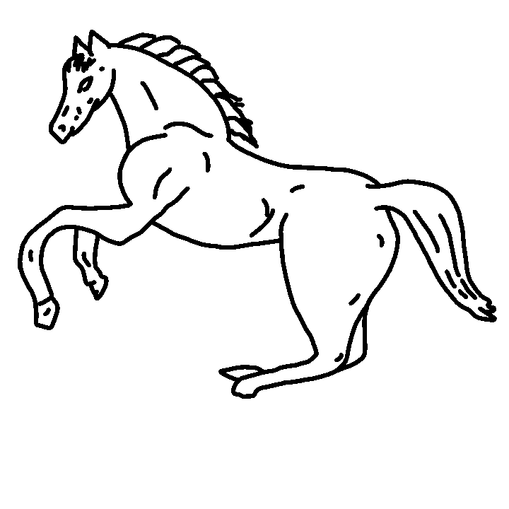 Horse Sticker by Digital Pratik